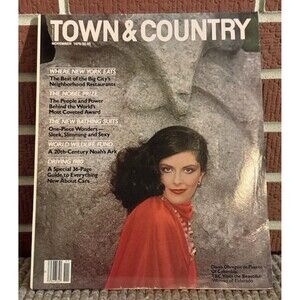November 1979 Town & Country magazine Diana Obregon -de puerto of Colombia